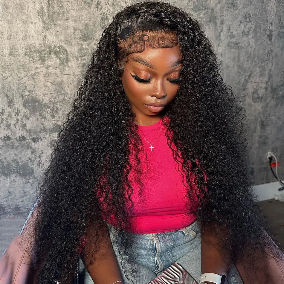 1B Frontal Wig Deep Curly